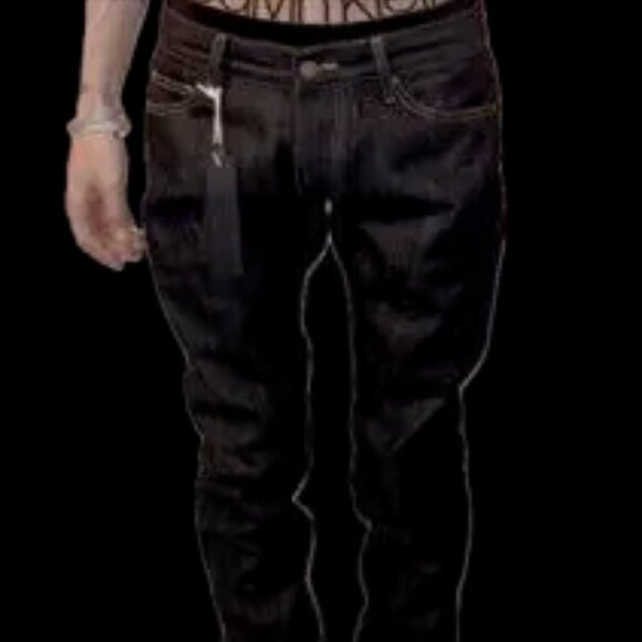 Men's Raw Denim Fear Of God Brand New Crease  Jeans - Picture 9 of 11